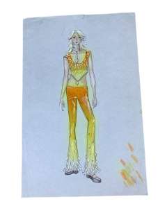 Original Josey and the Pussycats Screen Used Wardrobe Sketch By Leesa Evans. | Eagles Corps International LLC