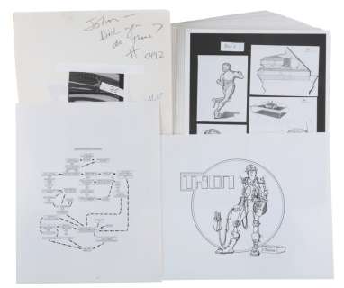 A Collection of "Tron" Production Photo Prints. | Van Eaton Galleries