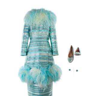 Lot #163 – Respect Aretha Franklin Jennifer Hudson Screen Worn Suit Earrings & Shoes Ch 34 Sc 107-108