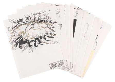 Storyboard Pages from “The Addams Family. | Van Eaton Galleries