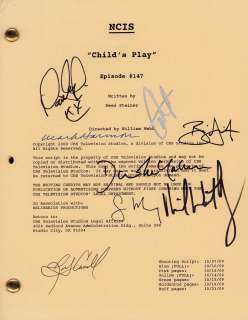 Lot 283 - NCIS signed script