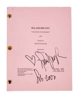 Sex And The City | Sarah Jessica Parker Signed "Take Me Out To The Ballgame" Script | Julien’s
