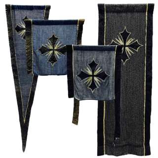 Lot 41 - Vikings Valhalla King Canute Bradley Freegard Screen Used Flag Set & 2 Q[]Z099s - Lot #41 - Vikings Valhalla King Canute Bradley Freegard Screen Used Flag Set & 2 Q[]Z099s: Authentic Auction Item | VIP Fan Auctions