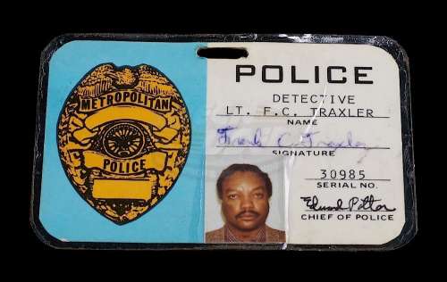 Terminator, The - Lt. Ed Traxler’s Police ID (Paul Winfield) | ScreenUsed