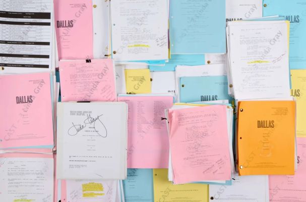 Linda Gray | 2000s “Dallas” Script Archive, Including Signed Pilot | Julien’s
