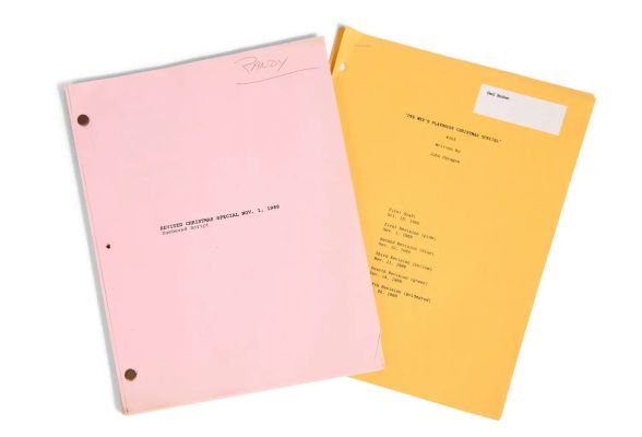 Paul Reubens | Lot 95 - “Pee-wee’s Playhouse Christmas Special” Production Script | Julien’s