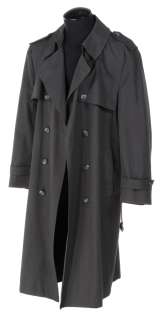 Lot 1581 - Arnold Schwarzenegger "Jericho" signature trench coat from End of Days.