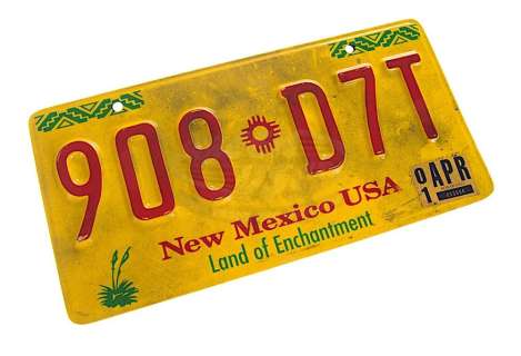 Lot 509 - Roswell (TV) - Tess‘ License Plate (Emilie de Ravin)