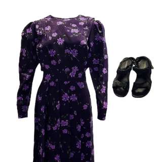 Women Talking Salome’s Claire Foy Long Sleeve Dress, Slip & Sandals | VIP Fan Auctions