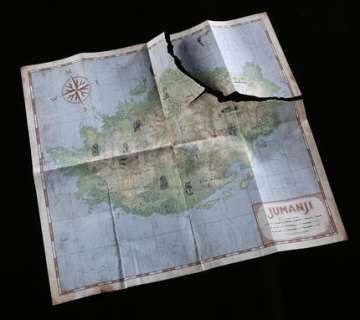 Jumanji (2017) - Lot 169 - Stage 5 Jumanji Map with Missing Piece