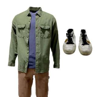 Landscape with Invisible Hand Adam Campbell’s Asante Blackk Long Sleeve, Button-Front Shirt, Short Sleeve Shirt, Zip-Front Pants & Lace-Up Shoes | VIP Fan Auctions