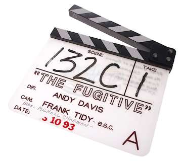Fugitive, The - Production Used Clapper Board | ScreenUsed