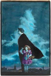 INTERVIEW WITH A VAMPIRE CONCEPT ORIGINAL ART FEATURING JOHN TRAVOLTA AS LESTAT BY PAUL CHADWICK. | Hake’s