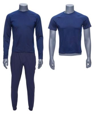 STAR TREK: DISCOVERY (TV SERIES, 2017-2024) - Lot #130: Captain Christopher Pike‘s (Anson Mount) Blue Starfleet Jogging Suit