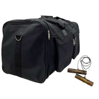 Thanksgiving Pilgrim Newlon’s Patrick Dempsey Duffle Bag & Garrots | VIP Fan Auctions