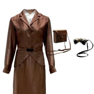 The Boys in the Boat Hazel Ulbrickson’s Courtney Henggler Button-Front Jacket, Skirt w/ Back Zipper & Binocular w/ Case | VIP Fan Auctions