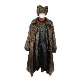 The Great Peter’s Nicholas Hoult Coat, Lizard Pattern Frock Coat, Textured Waistcoat, Shirt, Textured Breeches, Mottled Stock, Hat & Boots | VIP Fan Auctions