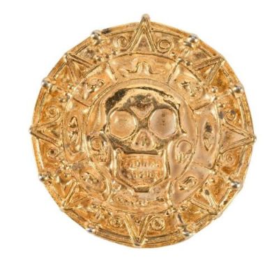 PIRATES OF THE CARIBBEAN: THE CURSE OF THE BLACK PEARL (2003) - Lot #1039 : Cursed Aztec Coin