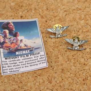 USN Ensign Rank Collar Insignia from the Midway film | Soldier of Fortune