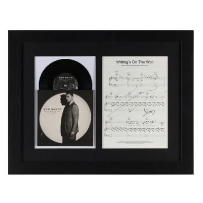 James Bond: Spectre (2015) | Lot  380. Sam Smith-Autographed "Writing’s On The Wall" Sheet Music with 7" Single and Sleeve | Propstore