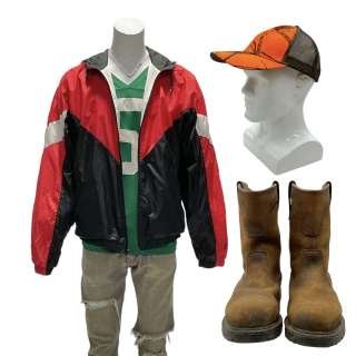 Civil War Gas Station Guard #2 Edmund Donovan Screen Worn Jacket, Shirt, Jeans, Hat & Boots Ch 1 Sc 27 – 29 | VIP Fan Auctions