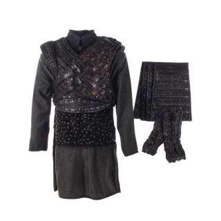 Lot #287: Vikings (2013-2020) Ivar (Alex Høgh Andersen) Screen Worn 2 Pieces Torso Armor, Tasset Armour, Long Sleeve Tunic & Arm Braces Ss 6