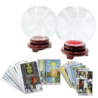 Maxxxine Psychic (Grace Zabriskie) Production Used 2 Crystal Balls & Tarot Cards Sc 23-25 | VIP Fan Auctions