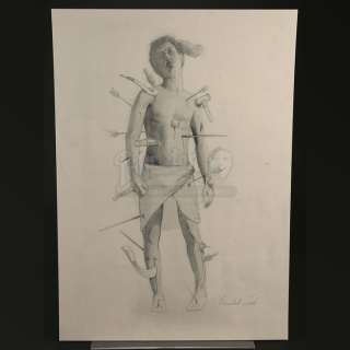 Hannibal | Hannibal Lecter’s "Entree" "Wound Man" Printed Illustration | Propstore