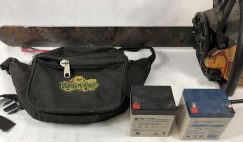 Don’t Kill It (2016) - Dolph Lundgren Screen Used Hero Chainsaw & Backpack. | Hanlin Auction Service