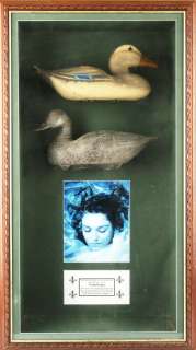 Lot 51 - Twin Peaks - ABC Television, 1990-1991 - Two prop ducks used in the David Lynch classic, framed, 52…