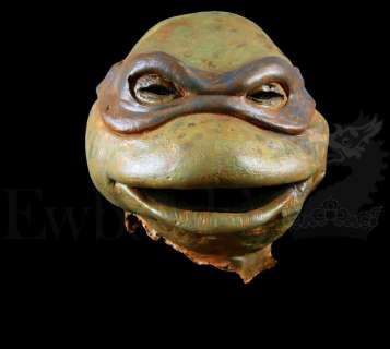 † Teenage Mutant Ninja Turtles (1990) ’Leonardo’ character Ninja Turtle Stunt Head. The head is cons | Ewbank’s