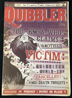 Lot 210 - Harry Potter and the Deathly Hallows: Part 1 (2010) - Voldemort Cover Quibblers Full Magazine