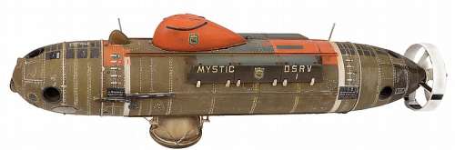 The Hunt for Red October filming miniature of "Mystic" DSRV Submarine. | Profiles in History