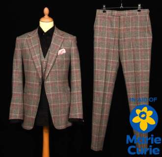 DAVID TENNANT * Men’s bespoke-made three piece tweed suit made to measure by JOHN PEARCE (Esteemed… | Ewbank’s