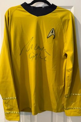 William Shatner Signed & Inscribed "Captain Kirk"Star Trek Uniform | Charitybuzz