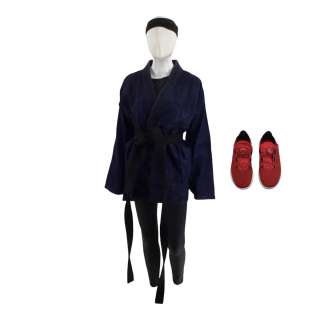 G20 Danielle Sutton (Viola Davis) Screen Worn Sneakers, Martial Arts Robe W/Belt, Joggers, Shirt & Head Band Ch 2 Sc 17pt | VIP Fan Auctions