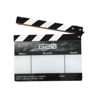 G20 Production Used Clapper Board | VIP Fan Auctions