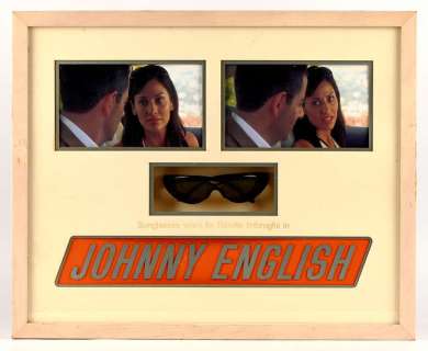 Lot 4230 - Johnny English (2003) Lorna Campbells (Natalie Imbruglias) sunglasses in laser cut display wall…