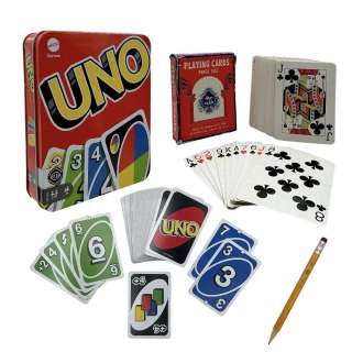 Poker Face Season 2 Alec / Guy (John Cho) Production Used Pencil, Deck Of Cards & UNO tin Ep 208 | VIP Fan Auctions