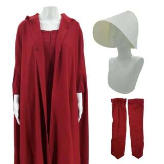 The Handmaid’s Tale Background Screen Worn Cloak, Dress, Sleevelets & Bonnet Ss Multiple | VIP Fan Auctions