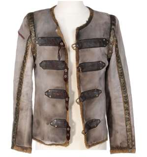 Dirk Gently‘s Holistic Detective Agency - Lot 87 - Samuel Barnett ‘Dirk Gently‘ distressed Wendimoor toggle jacket from Dirk Gently‘s...