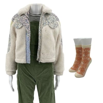 Lot 237: Play Dirty Kid in Treehouse Screen Worn Coat, Overalls, Shirt & Socks Ch 1 Sc R25 | VIP Fan Auctions