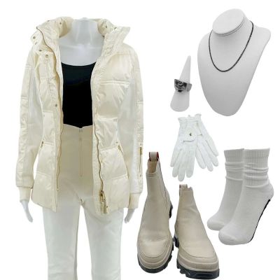 Lot #194: Play Dirty Zen Screen Worn Jacket, Singlet, Braces, Trousers, Socks, Gloves, Ring, Necklace & Boots Ch 9 Sc Multiple