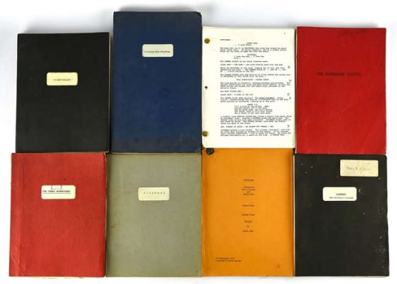 Collection of 7 Film Shooting Scripts to Include: A Countess from Hong Kong (1967), Flashman… | Ewbank’s