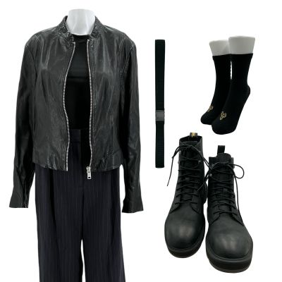 Mercy Jaq Screen Worn Jacket, Longsleeve Shirt, Pants, Belt, Socks & Boots Ch 1 Sc 5 | VIP Fan Auctions