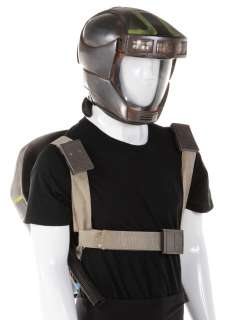 Lot 589 - Arnold Schwarzenegger ‘Douglas Quaid‘ helmet and backpack from Total Recall.