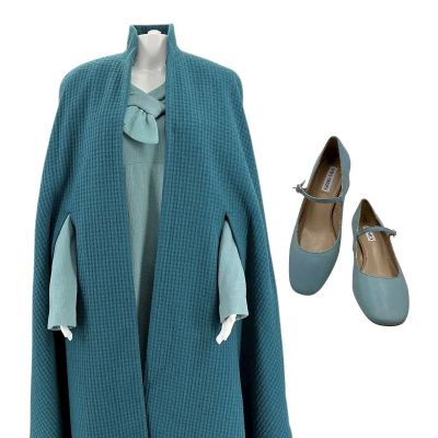 Lot 14: The Handmaid’s Tale Rose Screen Worn Cloak, Dress & Heels Ep 603 | VIP Fan Auctions