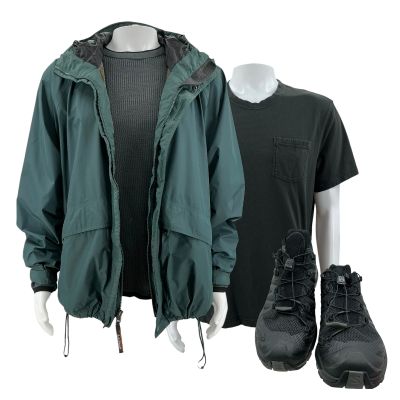 Lot 47: The Drama Charlie Screen Worn Jacket, Sweater, T-Shirt & Sneakers Ch Multiple Sc Multiple | VIP Fan Auctions