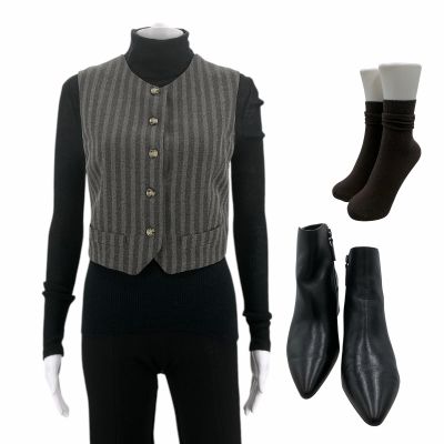 Poker Face Season 2 Anne Saint Marie (Lauren Tom) Screen Worn Vest, Turtle Neck Shirt, Pants, Socks & Boots Ch 7 Sc Multiple Ep 209 | VIP Fan Auctions