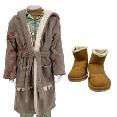 Lot 65: Onslaught Daisy Screen Worn Robe, Pajama Shirt, Turtleneck Shirt, Pajama Pants & Boots Ch 2b Sc Multiple Stage 2 | VIP Fan Auctions